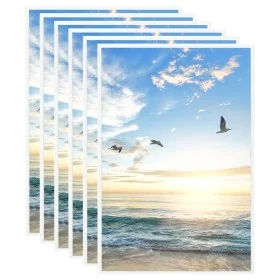 Tabletop collage photo frames 5 pcs white MDF 21x29.7cm by vidaXL, Photo frames - Ref: Foro24-332341, Price: 22,87 €, Discoun...