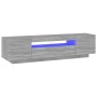 Mueble de TV con luces LED gris Sonoma 160x35x40 cm de vidaXL, Muebles TV - Ref: Foro24-815727, Precio: 123,15 €, Descuento: %