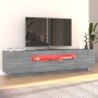 Mueble de TV con luces LED gris Sonoma 160x35x40 cm de vidaXL, Muebles TV - Ref: Foro24-815727, Precio: 123,15 €, Descuento: %