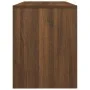 Taburete de tocador contrachapada marrón roble 70x35x45 cm de vidaXL, Bancos de tocador - Ref: Foro24-820525, Precio: 27,67 €...