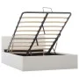 Cama canapé hidráulica cuero sintético blanco 120x200 cm de vidaXL, Camas y somieres - Ref: Foro24-285518, Precio: 344,81 €, ...