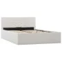 Cama canapé hidráulica cuero sintético blanco 120x200 cm de vidaXL, Camas y somieres - Ref: Foro24-285518, Precio: 344,81 €, ...