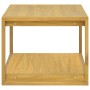 Armario de baño de pared madera maciza de teca 110x45x35 cm de vidaXL, Taquillas y armarios de almacenamiento - Ref: Foro24-3...