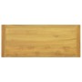 Armario de baño de pared madera maciza de teca 110x45x35 cm de vidaXL, Taquillas y armarios de almacenamiento - Ref: Foro24-3...