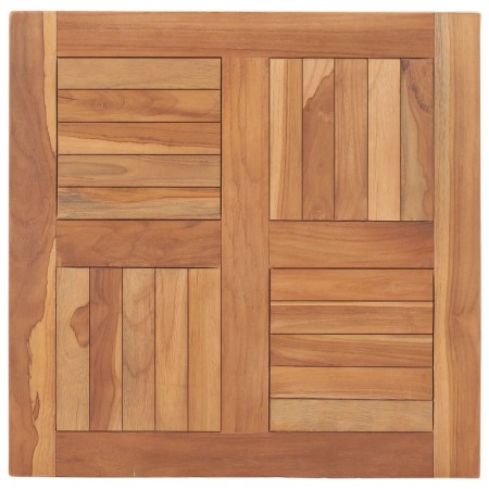 Superficie de mesa de madera maciza de teca 60x60x2,5 cm de vidaXL, Tableros para mesas - Ref: Foro24-48988, Precio: 68,16 €,...