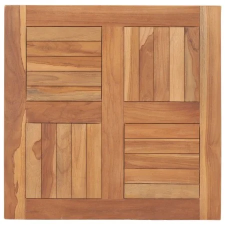 Superficie de mesa de madera maciza de teca 60x60x2,5 cm de vidaXL, Tableros para mesas - Ref: Foro24-48988, Precio: 80,42 €,...