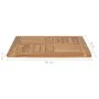Superficie de mesa de madera maciza de teca 60x60x2,5 cm de vidaXL, Tableros para mesas - Ref: Foro24-48988, Precio: 80,42 €,...