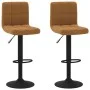 Kitchen stools 2 units brown velvet by vidaXL, Kitchen stools - Ref: Foro24-334303, Price: 117,09 €, Discount: %