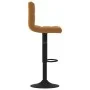 Kitchen stools 2 units brown velvet by vidaXL, Kitchen stools - Ref: Foro24-334303, Price: 117,09 €, Discount: %