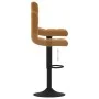 Kitchen stools 2 units brown velvet by vidaXL, Kitchen stools - Ref: Foro24-334303, Price: 117,09 €, Discount: %