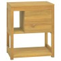 Mueble de baño madera maciza de teca 60x40x75 cm de vidaXL, Taquillas y armarios de almacenamiento - Ref: Foro24-338237, Prec...