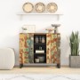 Aparador con 2 puertas de madera maciza reciclada 90x33x75 cm de vidaXL, Aparadores - Ref: Foro24-352927, Precio: 194,91 €, D...