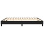 Estructura de cama de cuero sintético negro 160x200 cm de vidaXL, Camas y somieres - Ref: Foro24-3120706, Precio: 104,45 €, D...
