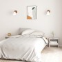 Mesita de noche madera maciza de mango blanco 40x30,5x40 cm de vidaXL, Mesitas de noche - Ref: Foro24-808055, Precio: 30,52 €...