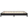 Estructura de cama de cuero sintético negro 160x200 cm de vidaXL, Camas y somieres - Ref: Foro24-346910, Precio: 104,45 €, De...