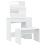 Juego de tocador blanco 86,5x35x136 cm de vidaXL, Tocadores para dormitorios - Ref: Foro24-3114147, Precio: 114,26 €, Descuen...