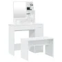 Juego de tocador blanco 86,5x35x136 cm de vidaXL, Tocadores para dormitorios - Ref: Foro24-3114147, Precio: 114,26 €, Descuen...
