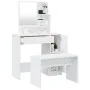 Juego de tocador blanco 86,5x35x136 cm de vidaXL, Tocadores para dormitorios - Ref: Foro24-3114147, Precio: 114,26 €, Descuen...