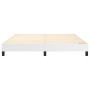Estructura de cama de cuero sintético blanco 160x200 cm de vidaXL, Camas y somieres - Ref: Foro24-3120707, Precio: 112,54 €, ...