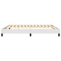Estructura de cama de cuero sintético blanco 160x200 cm de vidaXL, Camas y somieres - Ref: Foro24-3120707, Precio: 112,54 €, ...