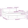 Cama box spring con colchón cuero sintético blanco 160x200 cm de vidaXL, Camas y somieres - Ref: Foro24-3130668, Precio: 527,...