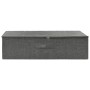 Caja de almacenaje tela gris antracita 70x40x18 cm de vidaXL, Cestas para almacenaje - Ref: Foro24-332903, Precio: 33,15 €, D...