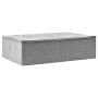 Caja de almacenaje tela gris 70x40x18 cm de vidaXL, Cestas para almacenaje - Ref: Foro24-332905, Precio: 39,45 €, Descuento: %