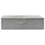 Caja de almacenaje tela gris 70x40x18 cm de vidaXL, Cestas para almacenaje - Ref: Foro24-332905, Precio: 39,45 €, Descuento: %