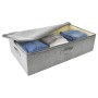 Caja de almacenaje tela gris 70x40x18 cm de vidaXL, Cestas para almacenaje - Ref: Foro24-332905, Precio: 39,45 €, Descuento: %