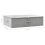 Caja de almacenaje tela gris 70x40x18 cm de vidaXL, Cestas para almacenaje - Ref: Foro24-332905, Precio: 39,45 €, Descuento: %