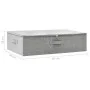 Caja de almacenaje tela gris 70x40x18 cm de vidaXL, Cestas para almacenaje - Ref: Foro24-332905, Precio: 37,76 €, Descuento: %