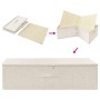 Cajas de almacenaje 2 unidades tela color crema 70x40x18 cm de vidaXL, Cestas para almacenaje - Ref: Foro24-332908, Precio: 4...