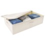 Cajas de almacenaje 2 unidades tela color crema 70x40x18 cm de vidaXL, Cestas para almacenaje - Ref: Foro24-332908, Precio: 4...