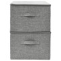 Cajas de almacenaje 2 unidades tela gris 43x34x23 cm de vidaXL, Cestas para almacenaje - Ref: Foro24-332910, Precio: 37,87 €,...