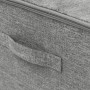 Cajas de almacenaje 2 unidades tela gris 43x34x23 cm de vidaXL, Cestas para almacenaje - Ref: Foro24-332910, Precio: 37,87 €,...