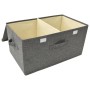 Caja de almacenaje tela gris antracita 50x30x25 cm de vidaXL, Cestas para almacenaje - Ref: Foro24-332912, Precio: 22,17 €, D...