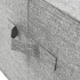 Cajas de almacenaje 2 unidades tela gris 50x30x25 cm de vidaXL, Cestas para almacenaje - Ref: Foro24-332915, Precio: 41,53 €,...