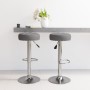 Taburetes de cocina 2 unidades tela gris oscuro de vidaXL, Taburetes de cocina - Ref: Foro24-332972, Precio: 104,63 €, Descue...