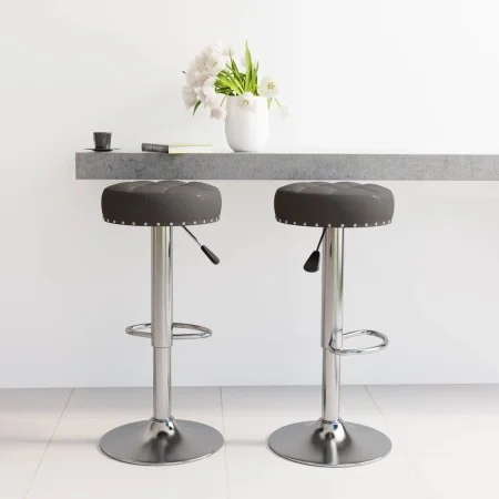 Taburetes de cocina 2 unidades tela negro de vidaXL, Taburetes de cocina - Ref: Foro24-332977, Precio: 102,67 €, Descuento: %