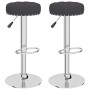 Taburetes de cocina 2 unidades tela negro de vidaXL, Taburetes de cocina - Ref: Foro24-332977, Precio: 104,47 €, Descuento: %