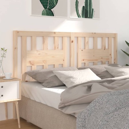 Cabecero madera maciza de pino 166x4x100 cm de vidaXL, Cabeceros y pies de cama - Ref: Foro24-818680, Precio: 54,79 €, Descue...