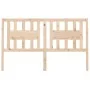 Kopfteil aus massivem Kiefernholz, 166 x 4 x 100 cm von vidaXL, Kopf- und Fußteile - Ref: Foro24-818680, Preis: 54,07 €, Raba...