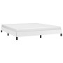 Estructura de cama de cuero sintético blanco 160x200 cm de vidaXL, Camas y somieres - Ref: Foro24-346911, Precio: 112,54 €, D...