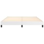 Estructura de cama de cuero sintético blanco 160x200 cm de vidaXL, Camas y somieres - Ref: Foro24-346911, Precio: 112,54 €, D...