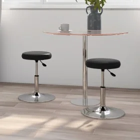 Sillas de comedor 2 unidades cuero sintético negro de vidaXL, Sillas de comedor - Ref: Foro24-333078, Precio: 74,12 €, Descue...