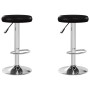 Taburetes de cocina 2 unidades cuero sintético negro de vidaXL, Taburetes de cocina - Ref: Foro24-333098, Precio: 97,45 €, De...