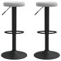 Kitchen stools 2 units light gray velvet by vidaXL, Kitchen stools - Ref: Foro24-333143, Price: 93,50 €, Discount: %