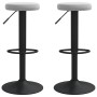 Taburetes de cocina 2 unidades terciopelo gris claro de vidaXL, Taburetes de cocina - Ref: Foro24-333143, Precio: 95,26 €, De...
