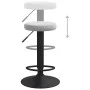 Kitchen stools 2 units light gray velvet by vidaXL, Kitchen stools - Ref: Foro24-333143, Price: 93,50 €, Discount: %