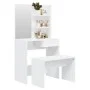 Juego de tocador blanco 74,5x40x141 cm de vidaXL, Tocadores para dormitorios - Ref: Foro24-3114139, Precio: 108,15 €, Descuen...